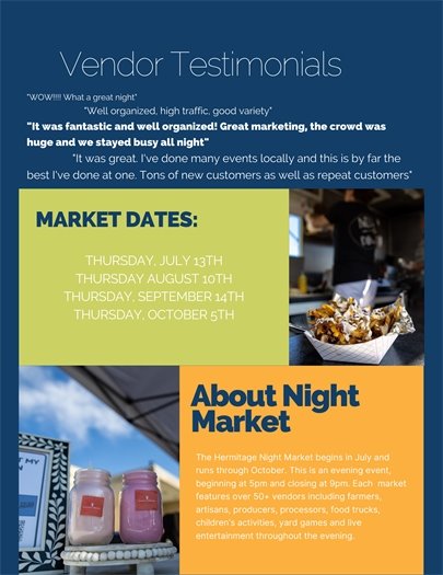 City of Hermitage Night Market