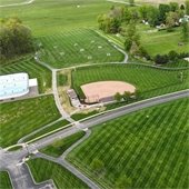 Athletic Complex Drone Shot