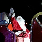 Santa - Hermitage Holiday Light Parade Float