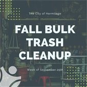 Fall Bulk Trash Pick Up