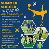 Free Summer Soccer Camp Event Social Post