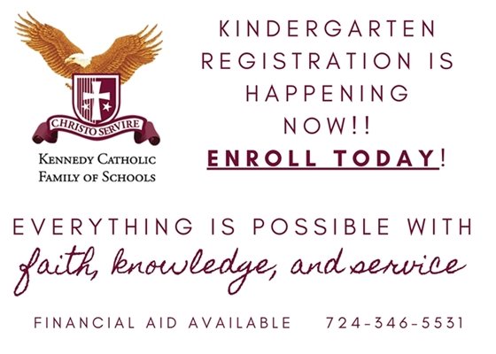 Kennedy Catholic Kindergarten Registration