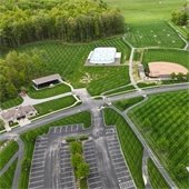 Athletic Complex Drone Shot