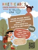 Junior Park Ranger Camp Event Flyer