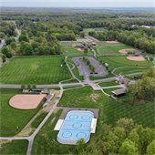 Athletic Complex Drone Shot
