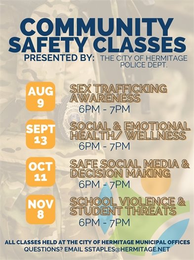 Community Safety Classes