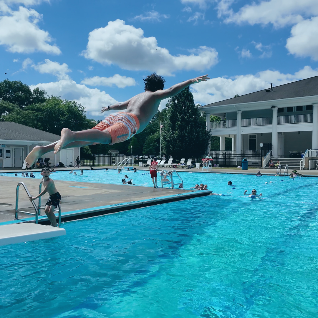 Buhl Park Summer Pool Square Crop Photo