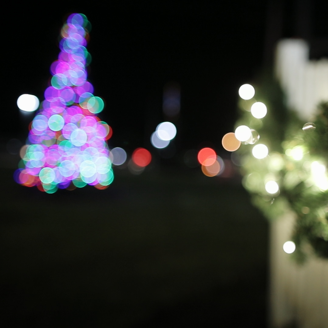 Holiday Light Parade Social Post - Lit Tree