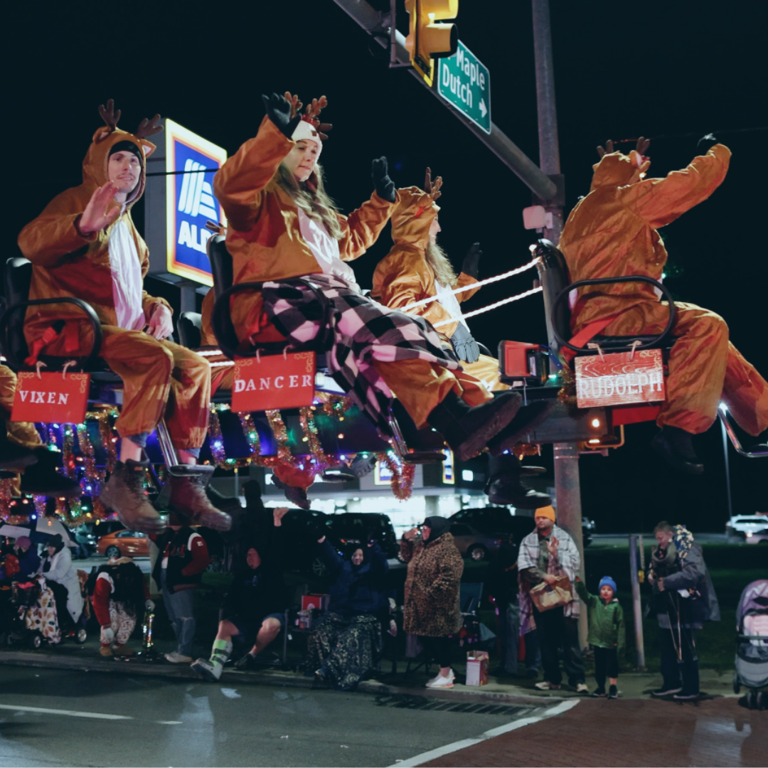 Reindeer Float - Square Crop